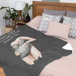 Lovely Romantic Pregnancy Wife Gift With Quote Fleece Blanket<br><div class="desc">This thoughtful and romantic pregnancy gift is sure to make your wife feel loved,  appreciated,  and excited for the future. It is a beautiful way to commemorate this special time in your lives and to express your love and commitment to each other.</div>