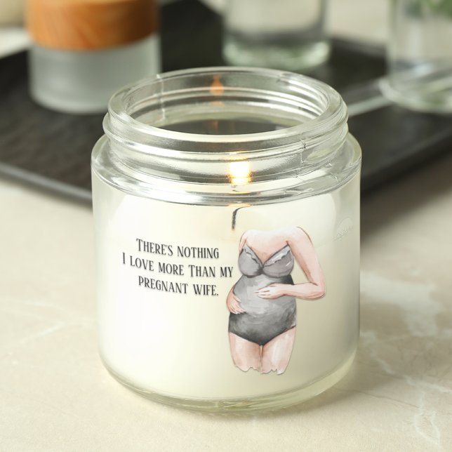 Lovely Romantic Pregnancy Wife Gift With Quote Heart Sticker (Creator Uploaded)