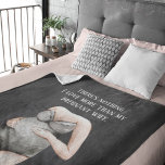 Lovely Romantic Pregnancy Wife Gift With Quote Sherpa Blanket<br><div class="desc">This thoughtful and romantic pregnancy gift is sure to make your wife feel loved,  appreciated,  and excited for the future. It is a beautiful way to commemorate this special time in your lives and to express your love and commitment to each other.</div>