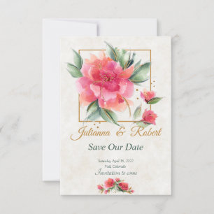 Lovely Rose garden budget Save The Date