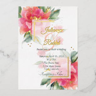 Lovely Rose garden budget wedding