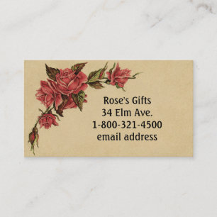 Lovely Roses Business Card
