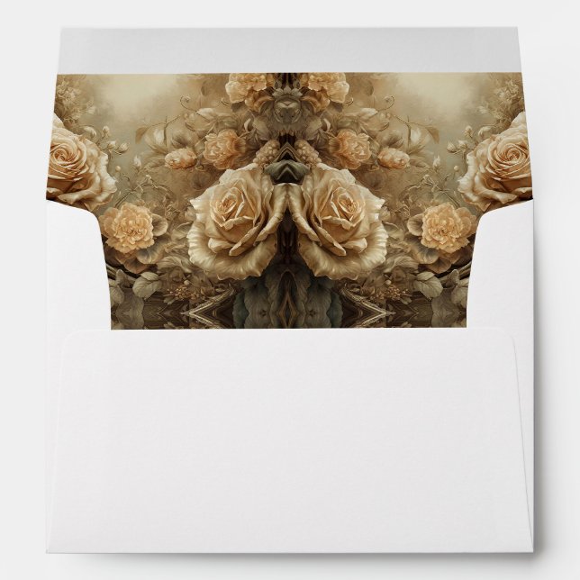 Lovely Rose's Wedding Envelope (Back (Bottom))