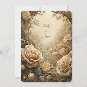 Lovely Rose's Wedding Invitation