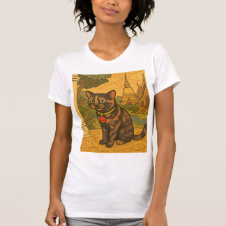 Lovely Siam Cat T-shirt for Women