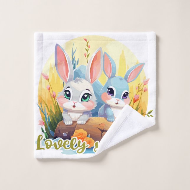 Lovely sibling wash cloth (Wash Cloth)