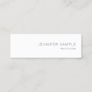 Lovely Simple Design Professional Plain Elegant Mini Business Card