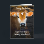 Lovely Sister Happy Birthday Card –Funny Cow Photo<br><div class="desc">Make your sister smile on her special day with this fun and charming cow birthday card 🐄🎂 Featuring a delightful cow photo and a warm birthday message, this card is perfect for sisters who love farm life, animals, or countryside humour. Whether your sister lives on a farm, loves cows, or...</div>