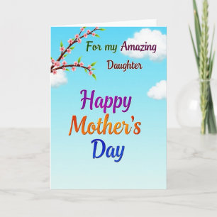 Lovely Sky Mothers Day Card