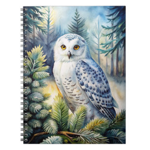 Lovely Snowy Owl Notebook