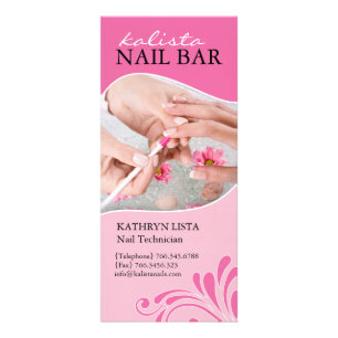 Lovely Spa and Nail Technician Rack Card