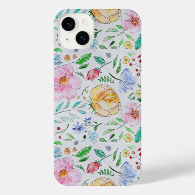Lovely Spring Flowers  iPhone Case (Back)