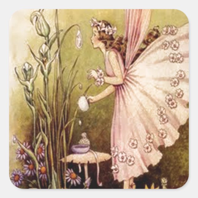 Lovely Square Sticker (Front)