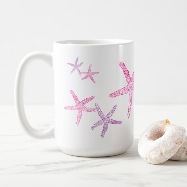 Lovely Starfish Coffee Mug (With Donut)