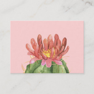 Lovely Succulent Flower Business Card