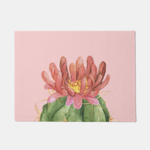 Lovely Succulent Flower Doormat