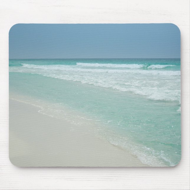 Lovely Summer Day at the Beach Mouse Pad (Front)