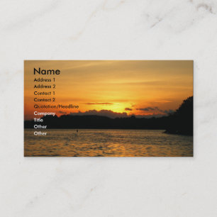 Lovely Sunset Business Card