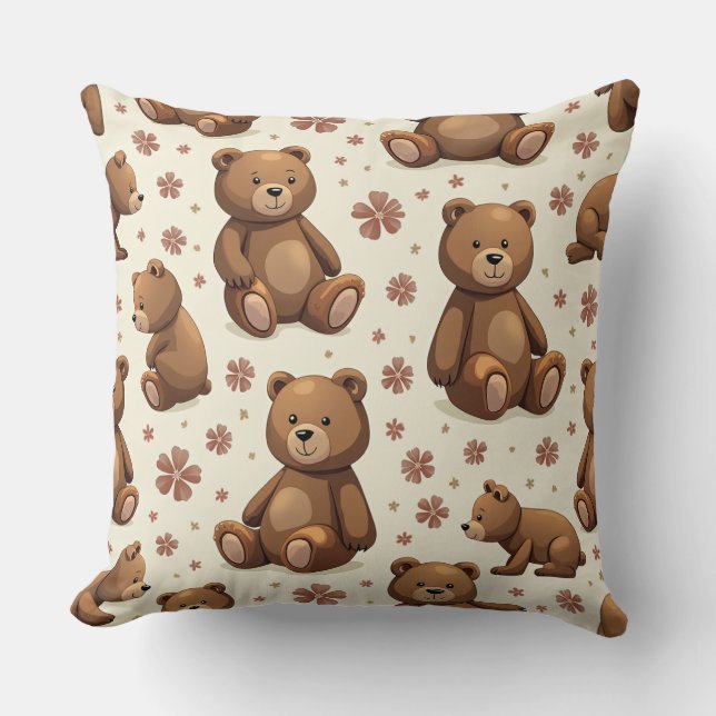 ♥ Lovely Teddy Bear Pillow Cushion♥ (Front)