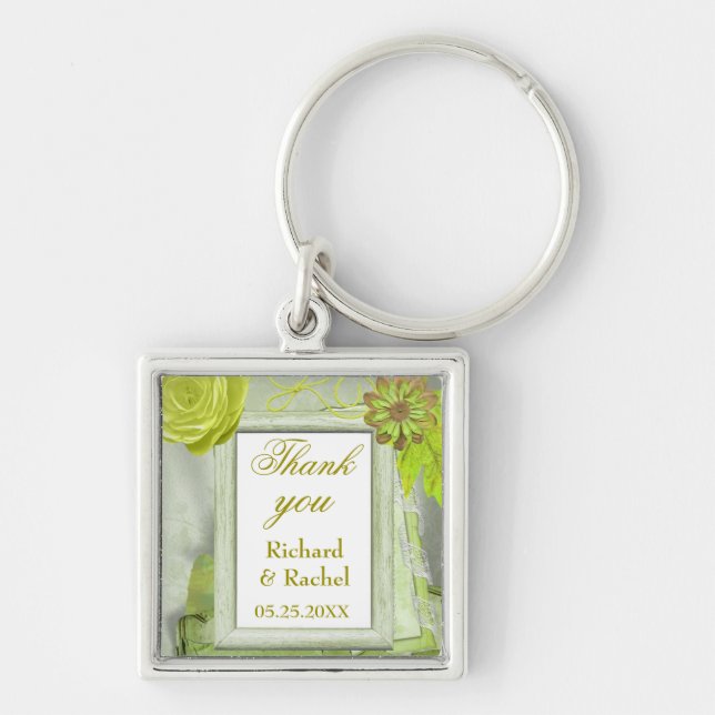 Lovely Thank You Key Ring (Front)