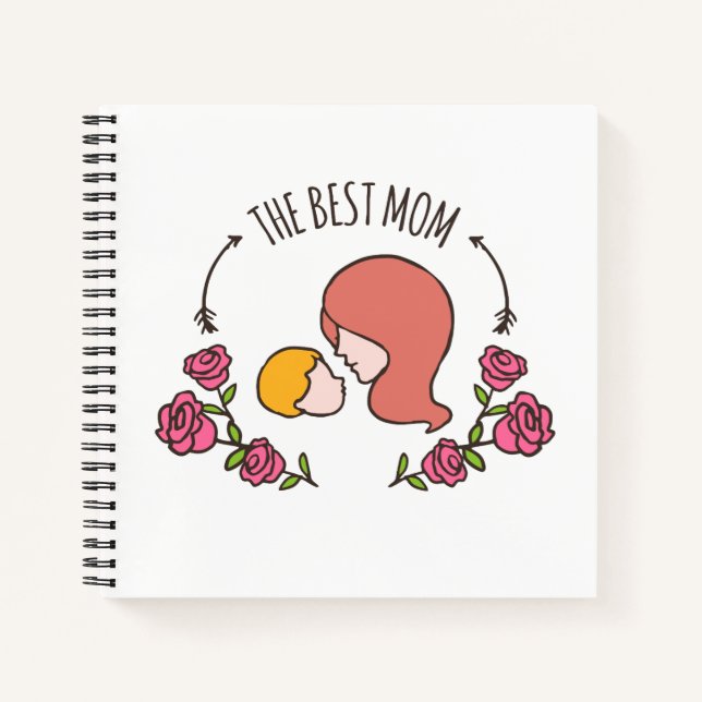 Lovely The Best Mum Mother's Day | Notebook (Front)