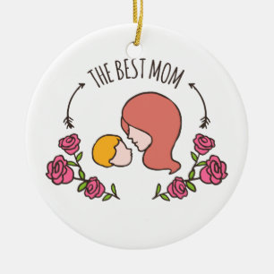 Lovely The Best Mum Mother's Day   Ornament