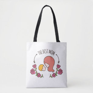 Lovely The Best Mum Mother's Day Tote Bag
