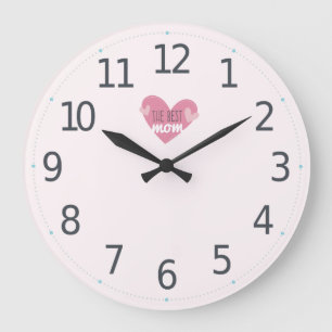 Lovely The Best Mum Mother's Day Wall Clock