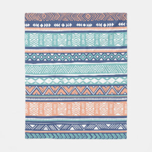 Lovely tribal ethnic. Vintage aztec hand drawn ill Fleece Blanket