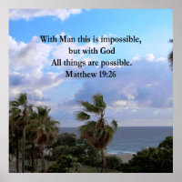LOVELY TROPICAL MATTHEW 19:26 PHOTO DESIGN