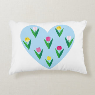 Lovely tulips. decorative cushion