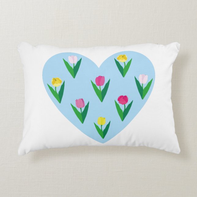 Lovely tulips. decorative cushion (Front)