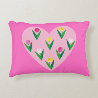 Lovely tulips. decorative cushion