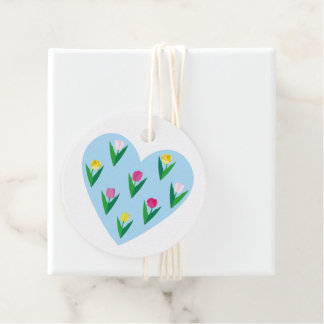 Lovely tulips. Favour Tags