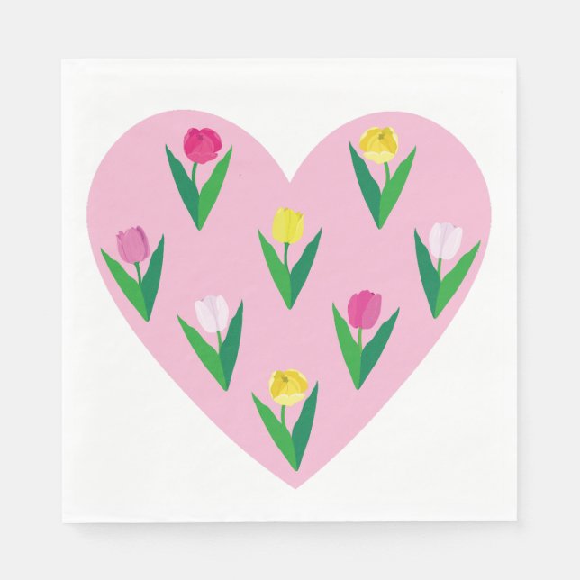 Lovely tulips. napkin (Front)