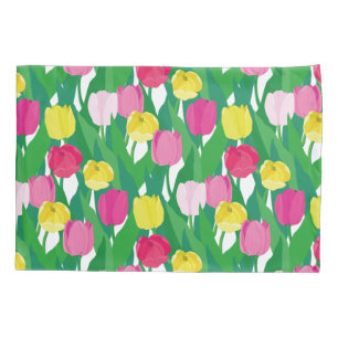 Lovely tulips. pillowcase