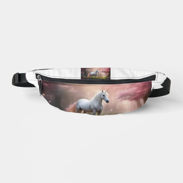 Lovely Unicorn Fanny Pack Print Bag (Front)