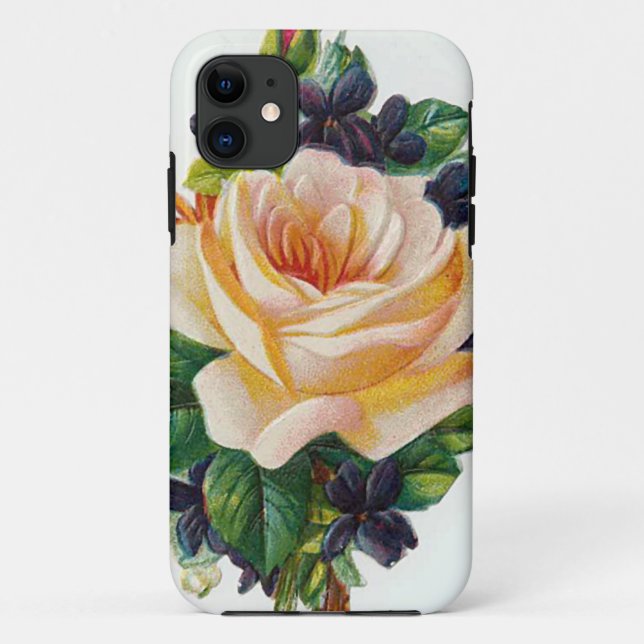 Lovely Victorian Rose Case-Mate iPhone Case (Back)