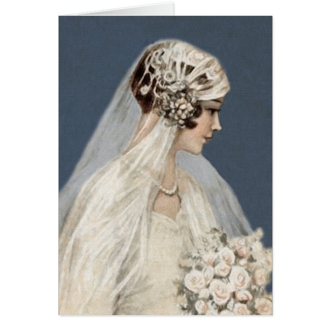 Lovely Vintage Bride, Antique Blue (Front)
