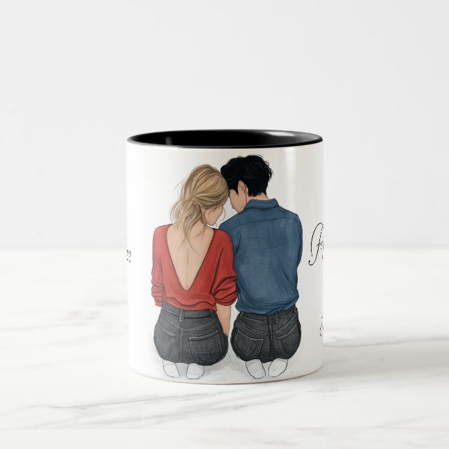 Lovely Wedding Couples Mug (Center)