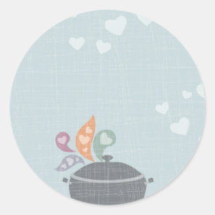 Lovely whiffs cooking pot love gift tag stickers