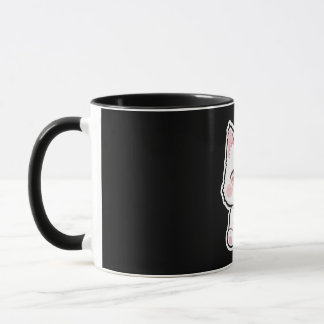 Lovely White Cat Mug