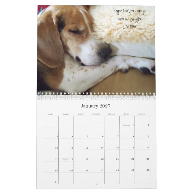 LOVEMAX 2013 CALENDAR (Jan 2027)