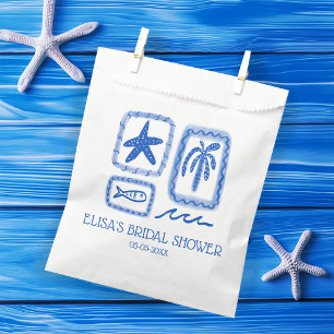 LoveNotes from Sea Cute Beach CUSTOM Bridal Shower Favour Bags