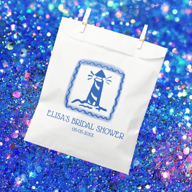 LoveNotes from Sea Lighthouse CUSTOM Bridal Shower Favour Bags (LoveNotes from Sea Lighthouse CUSTOM Bridal Shower Favor Bag
)