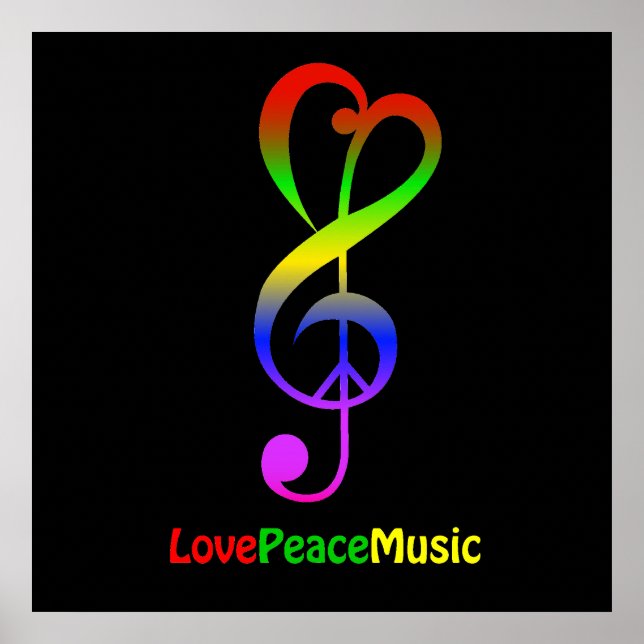 LovePeaceMusic poster (Front)