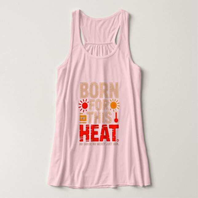 Lover Bold Heat Design for Sun Seekers Singlet (Design Front)