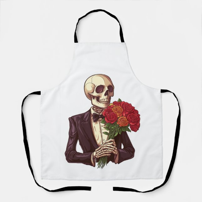 Lover Bones � Funny Romantic Skeleton Apron (Front)