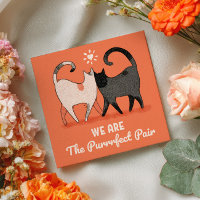 Lover Cats Perfect Pair Cute& Funny Valentine's