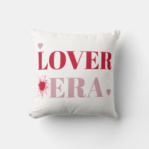 Lover Era Valentine's Day   Pink & Red Hearts  Cushion